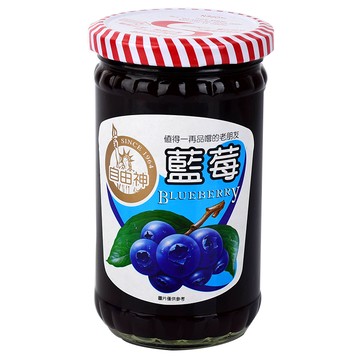 自由牌藍莓果醬400g