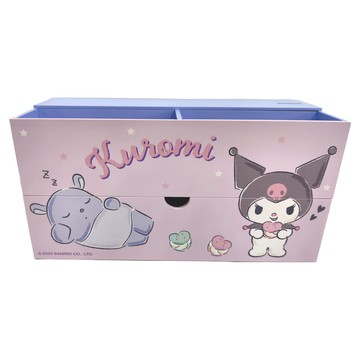 U-House 樺新 酷洛米零錢分類收納盒  好友下午茶 粉紫色 + 藍紫色  1個