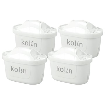 Kolin 歌林 四重精濾濾芯 KAL-STCA0014 10 x 5.7 x 7.6cm  白色  4個