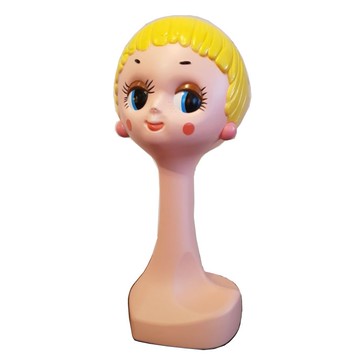 魔髮樂 崔姬頭帽架 復刻娃娃頭 假髮髮架 Tiggy head 情人節