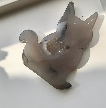 貓貓擺設 瑪瑙 水墨畫意境 水晶洞 高冰透 擺設 水晶原礦