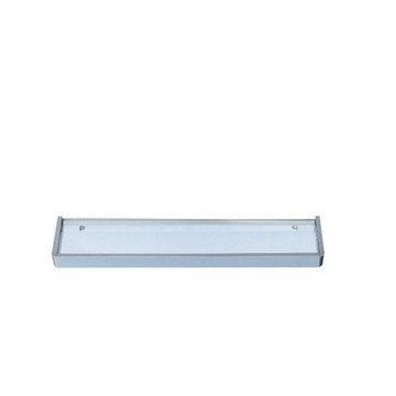 2372C不銹鋼浴室玻璃置物平台銀色-60CM