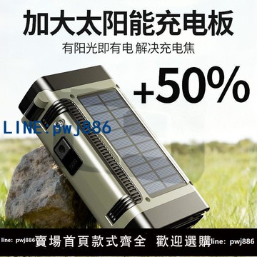 【台灣公司 可打統編】沃爾森多功能手搖發電收音機太陽能手電筒戰備防災應急生存裝備