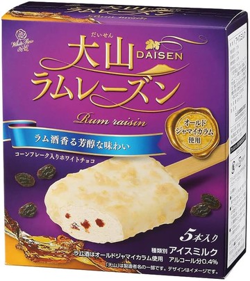 大山乳業【萊姆葡萄冰棒5入】