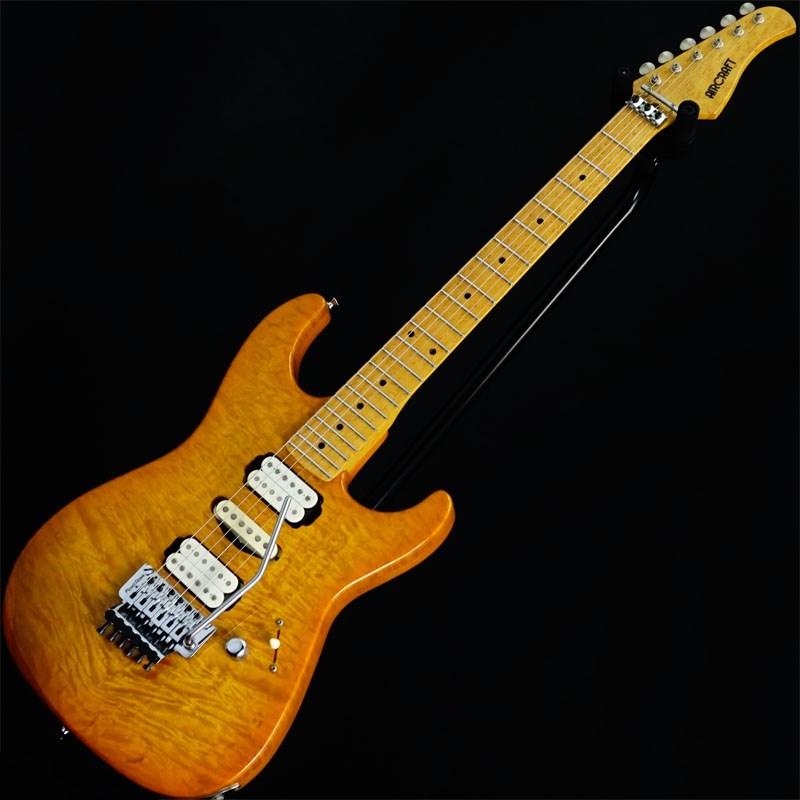 AIRCRAFT  AC-5 Quilt Maple Top Birdseye Maple Neck (Amber) 