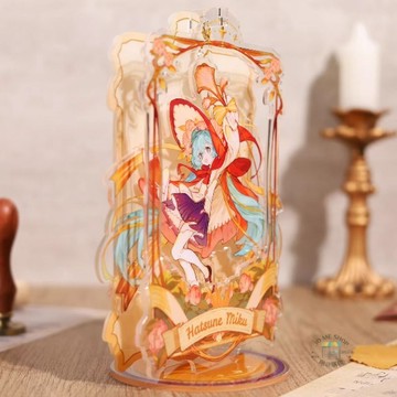 現貨 禮物  👘 BEMOE出品 B站 正版 bilibili  初音未來 未來樂禮 場景 壓克力立牌 擺飾 多層結構
