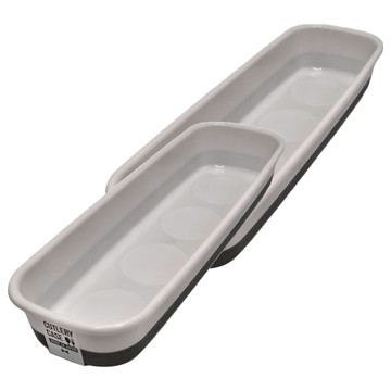 NAKAYA 日本簡單設計餐具盒 整理盒  白色  2個