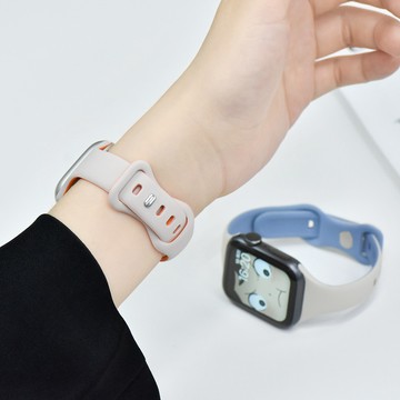 小蠻腰 防水硅膠錶帶 蘋果手錶帶 適用於 Apple Watch 11 10 9 8 7 49/45MM 42/46MM