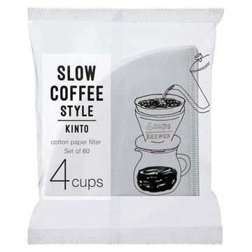 日本 KINTO SCS日製濾紙 4杯  4件  1包