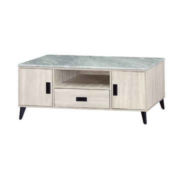 ASSARI-艾斯4.3尺石面白橡大茶几(寬130x深60x高53cm)