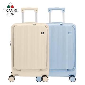 TRAVEL FOX 旅狐 20吋爵士旅人上掀式前開加大拉鍊行李箱