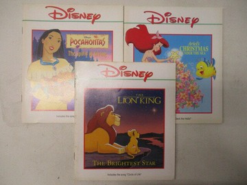 【書寶二手書T7／兒童文學_Q77】Disney-Lion King_Pocahontas等_共3本合售