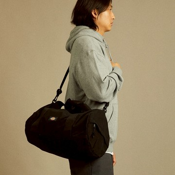 Dickies男女款黑色純棉重磅帆布多口袋露營包|DK012247BLK