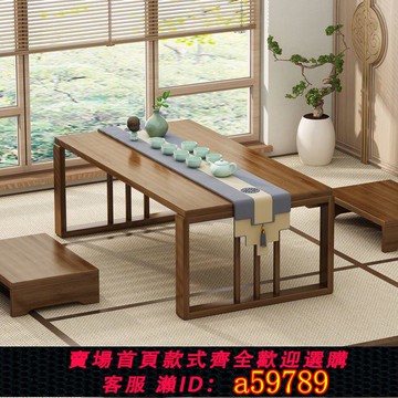 【全網低價 可打統編】網紅飄窗小桌子茶幾日式榻榻米茶桌窗臺矮桌坐地折疊炕桌家用茶室