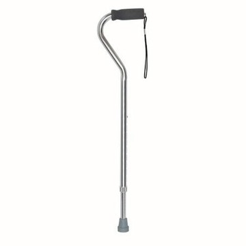 Offset Cane McKesson Aluminum 30 to 39 Inch Height Silver Silver 1 Each by McKesson