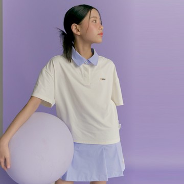 童裝 平織 褲裙 - 紫色