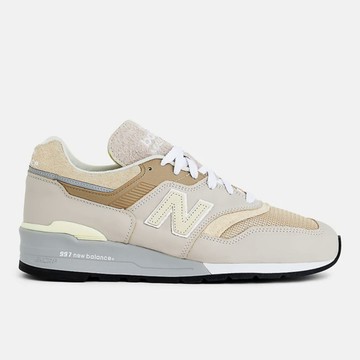 New Balance 紐巴倫 997 [U997GG] 男 休閒鞋 復古 皮革 麂皮 流行 美國製 灰 白