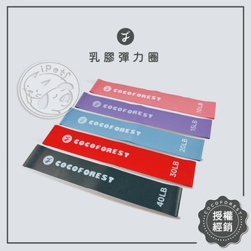 【小狐狸寵物】可可森瑜瑜珈 乳膠彈力圈 10-40磅 翹臀圈 彈力圈 阻力圈 阻力帶 拉力帶 COCOFOREST