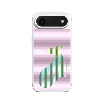 iPhone Air SolidX 白 - The Wildlife Collection 動物野境系列 - 藍鯨 - 線條版