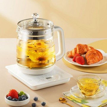 跨鏡出口110V養生壺家用煎藥壺智能玻璃燒水恒溫煮茶器煎藥壺【北歐家居生活】