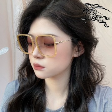 BURBERRY 巴寶莉 亞洲版 時尚太陽眼鏡 BE3145D 134913 蛋白石米色框 公司貨