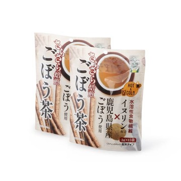盛花園 日本九州產烘焙牛蒡茶粉(15入/袋 2袋/組)