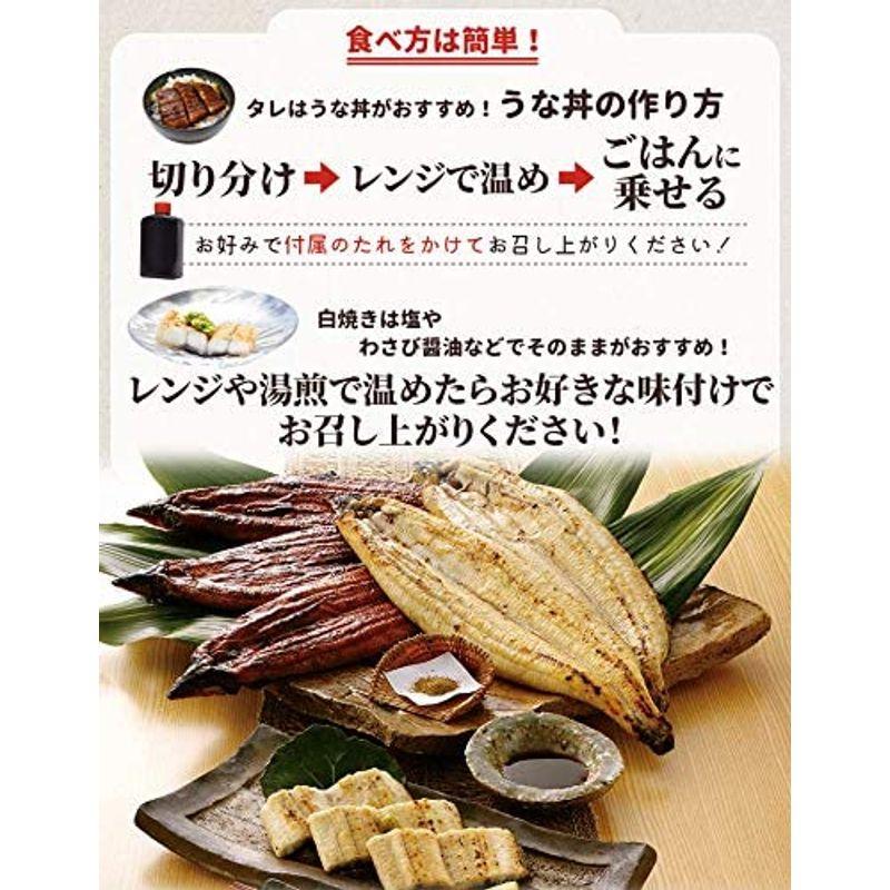 うなぎ セット 伊勢志摩産 特大サイズ２尾（たれ１尾 白焼き１尾） たれ付 冷凍 国産 ウナギ 鰻 蒲焼き 丑の日 個包装 冷凍 化粧箱入