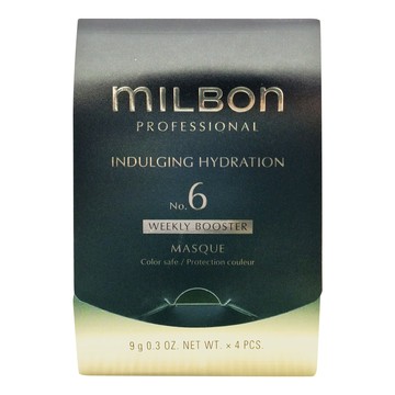 mILBOn 護髮系列 黑凜 NO.6 漾澤 4個  36g  1組