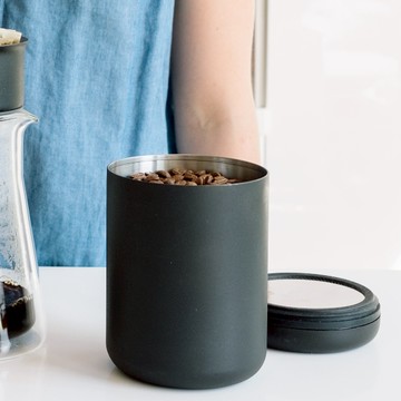 FELLOW ATMOS 真空密封罐 - 不銹鋼（1.2L/啞光黑）