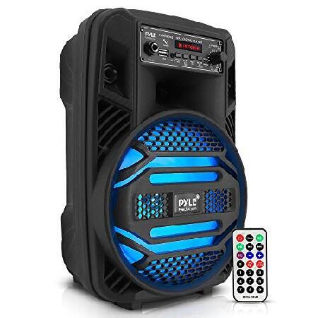 Portable Bluetooth PA Speaker System 300W Rechargeable Outdoor Bluetooth Speaker Portable PA System w  8” Subwoofer 1” Tweeter, Microp(並行輸入品)