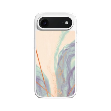 iPhone Air SolidX 白 - 石紋與渲染 / Marble & Dreamy Gradient - 幻境