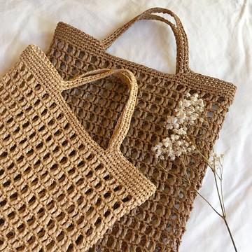 hm2。拉菲紙纖 簡單提袋