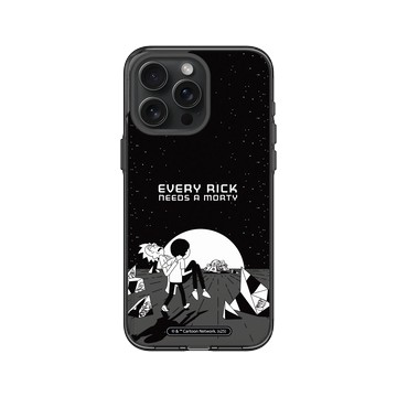 iPhone 15 Pro Max Clear 酷墨灰 - 瑞克和莫蒂 Rick and Morty - Every Rick Needs a Morty
