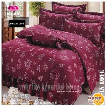 御芙專櫃『驛動情懷』夏季薄床罩【6*7尺】特大|100%純棉|五件套搭配|MIT