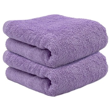 hiorie 日本桃雪 泉州飯店加厚大毛巾2件組 189g 棉紗  薰衣草紫  1組