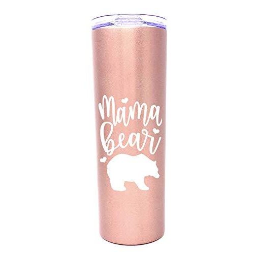 Mom Gift Coffee Mug Mama Bear Tumbler Mom Cup Cute Gifts for Mother,