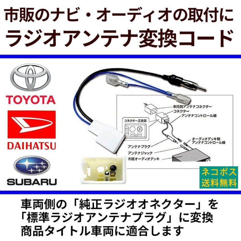 公式サイト カナック アンテナ変換コード スバル車用 ienomat.com.br