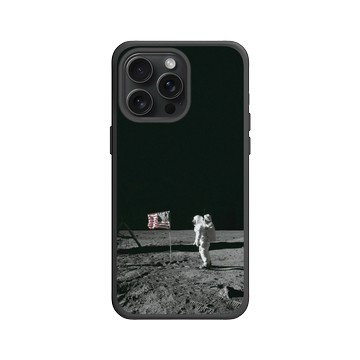 iPhone 15 Pro Max SolidX 黑 - NASA - Apollo 11 - Astronaut Aldrin On The Moon