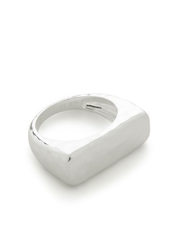 Monica Vinader - Havana recycled-silver signet ring - women - Recycled Silver - O