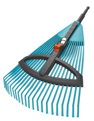 【GARDENA 景觀園藝】 調整型塑膠耙W35~52cm 3099