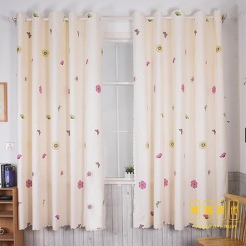 窗簾小遮光臥室簡約少女遮陽布料防曬擋風