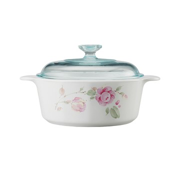 Corelle Brands 田園玫瑰圓型康寧鍋3.25L