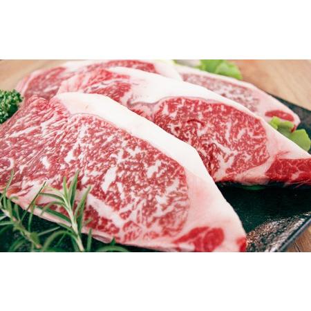 ふるさと納税 みやざきハーブ牛サーロインステーキ(4枚セット)　肉 牛 牛肉 宮崎県宮崎市