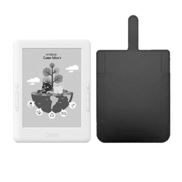 [收納袋優惠組] HyRead Gaze Mini+ 6吋電子紙閱讀器+Gaze收納保護套（霧黑色）
