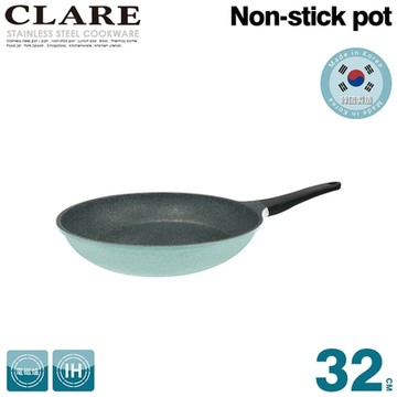 CLARE可蕾爾 韓國鑄造不沾平底鍋32cm無蓋