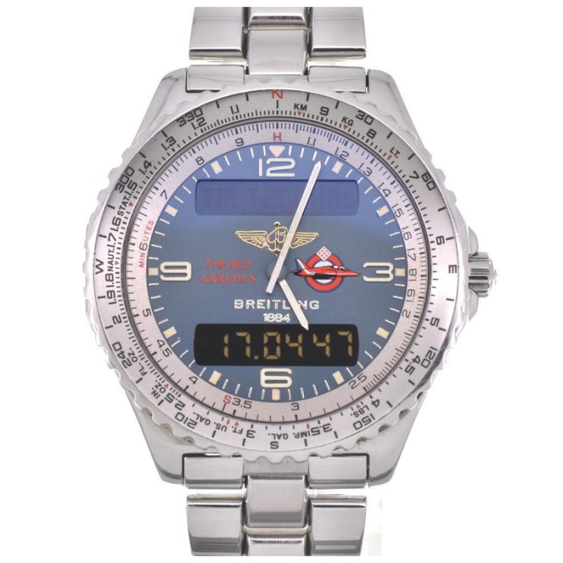 ☆良品【BREITLING】ブライトリング クロノスペース レッドアローズ