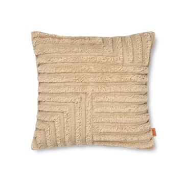 丹麥 Ferm LIVING CREASE 羊毛抱枕 裸沙