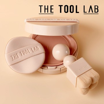 【THE TOOL LAB】光澤款氣墊粉餅 附印章刷具粉撲