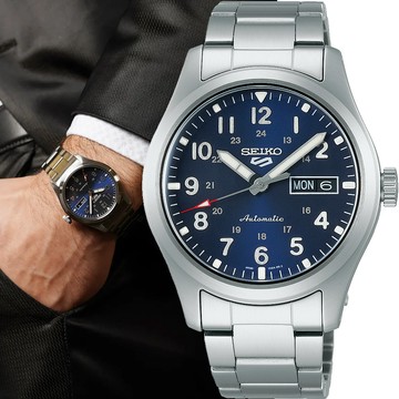 SEIKO 5 Sports 精工 軍風機械錶(4R36-10A0B/SRPG29K1)39.4mm