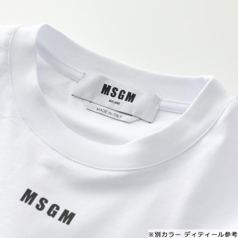 MSGM エムエスジーエム 3141MDM501 クルーネック 長袖 Tシャツ